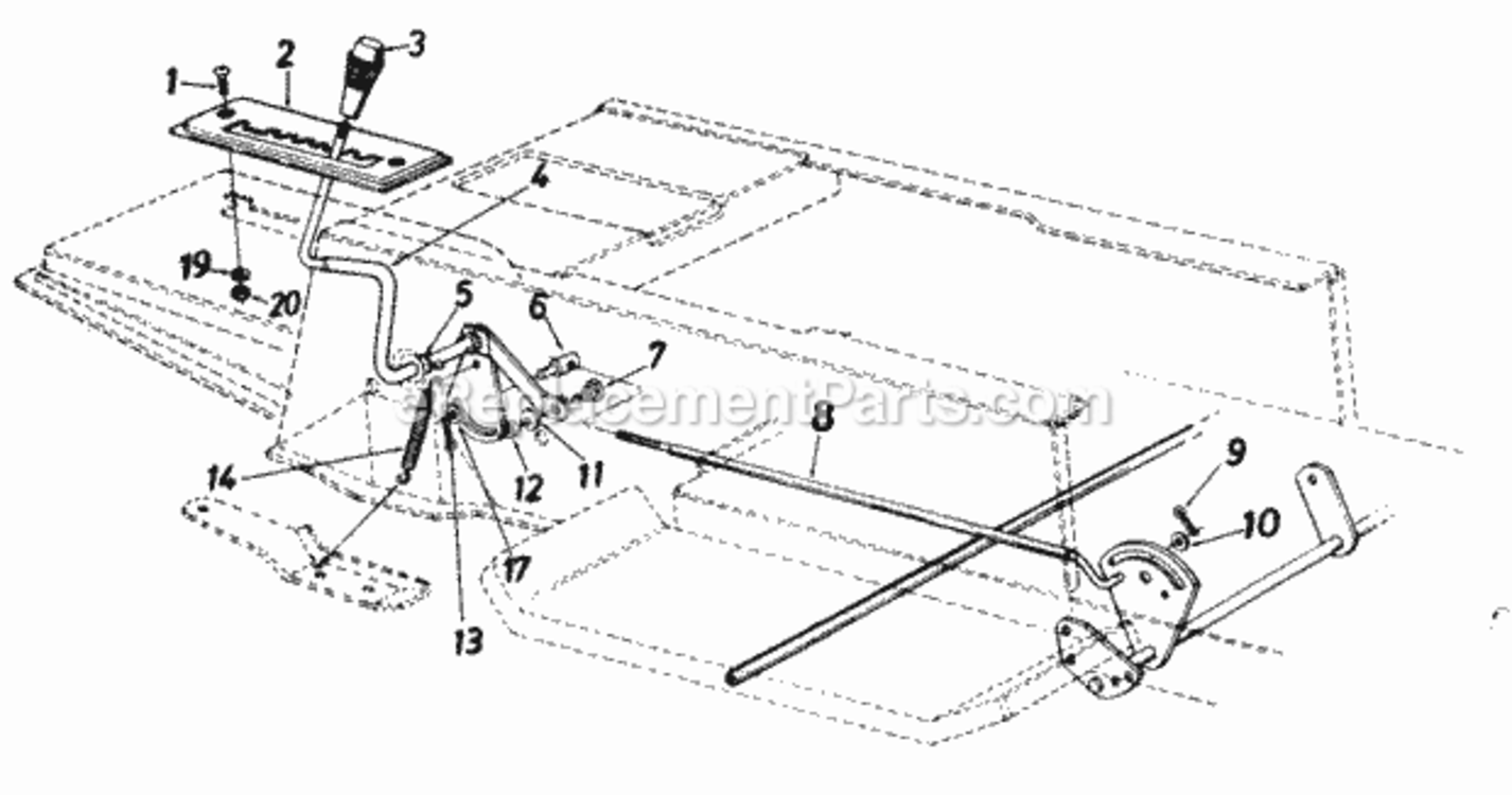 Page G Diagram and Parts List for 130-659F000 1990 MTD Lawn Tractor