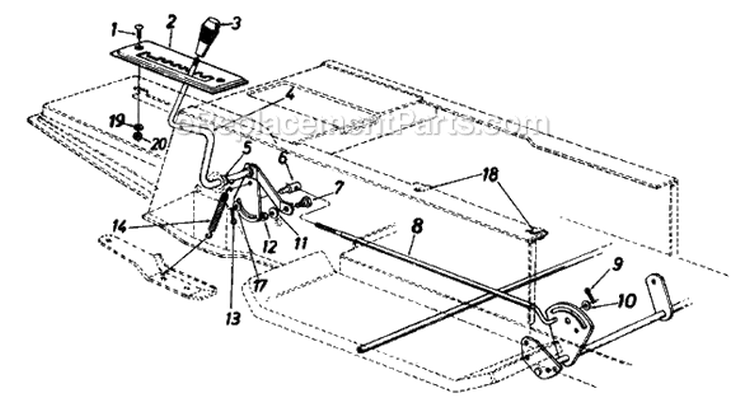 Page D Diagram and Parts List for 130-660-206 1990 MTD Lawn Tractor