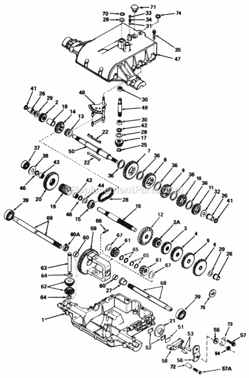 Page G Diagram and Parts List for 130-803H000 1990 MTD Lawn Tractor