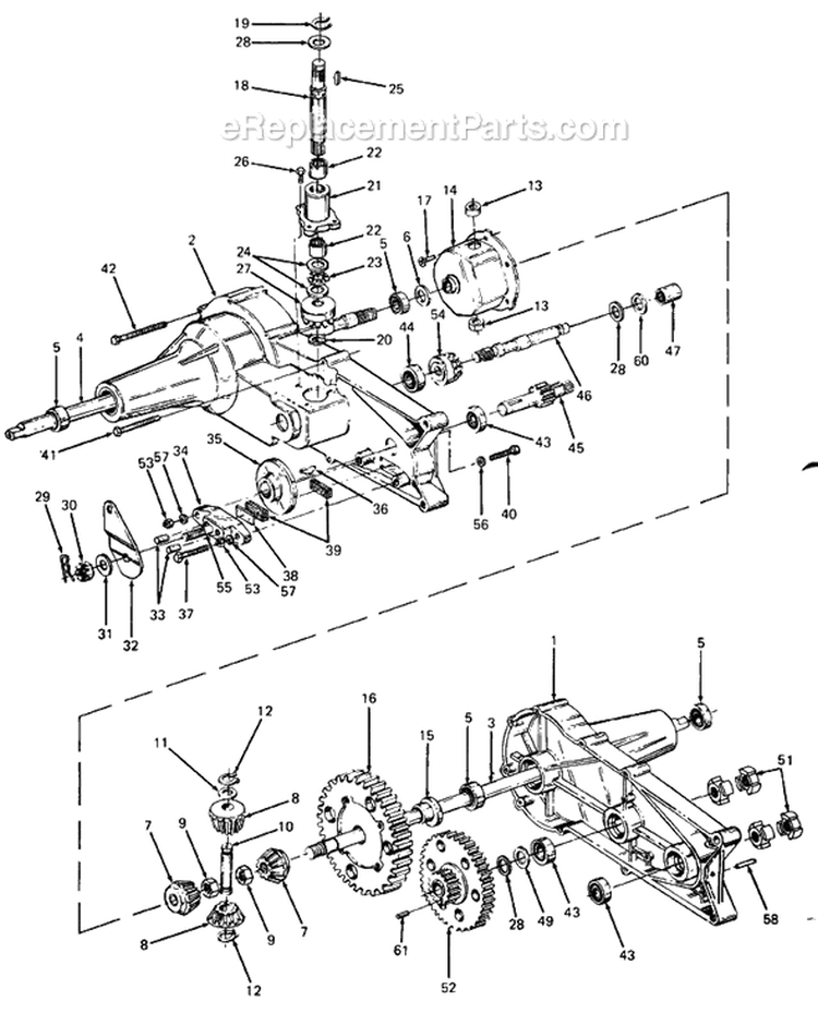 Page G Diagram and Parts List for 130734G 1990 MTD Lawn Tractor