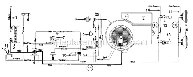 Page A Diagram and Parts List for 131-312D304 1991 MTD Lawn Tractor