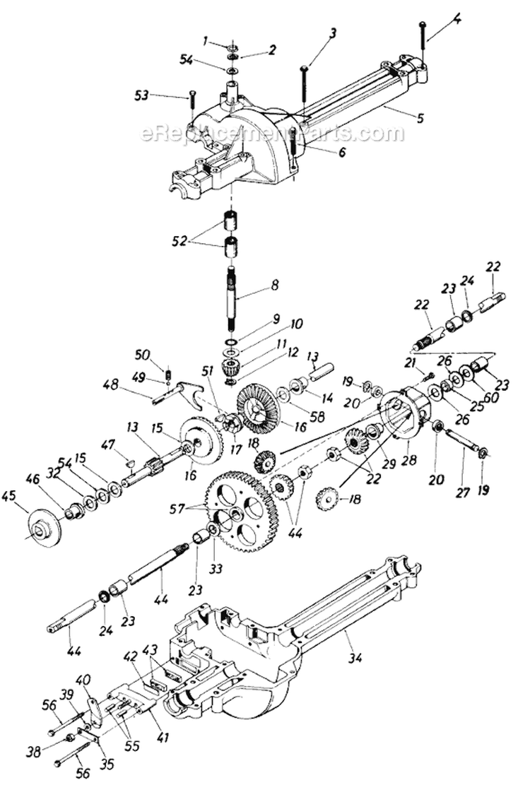Page I Diagram and Parts List for 131-510-054 1991 MTD Lawn Tractor