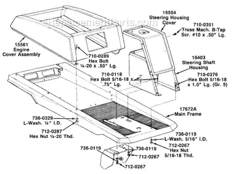 Page B Diagram and Parts List for 131-520-729 1991 MTD Lawn Tractor