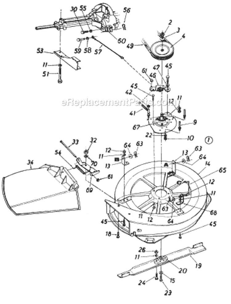 Page A Diagram and Parts List for 131-520B033 75526 -1991 MTD Lawn Tractor
