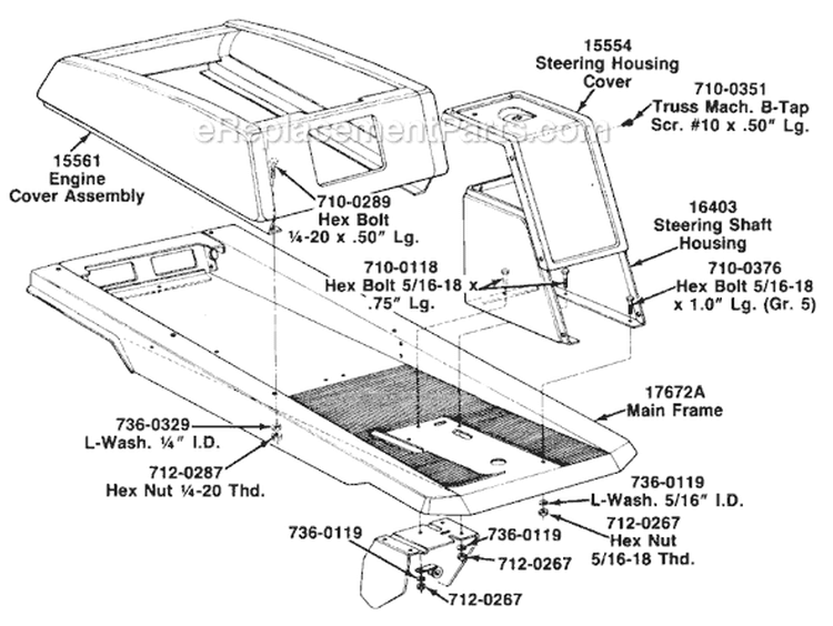 Page B Diagram and Parts List for 131-550-029 1991 MTD Lawn Tractor