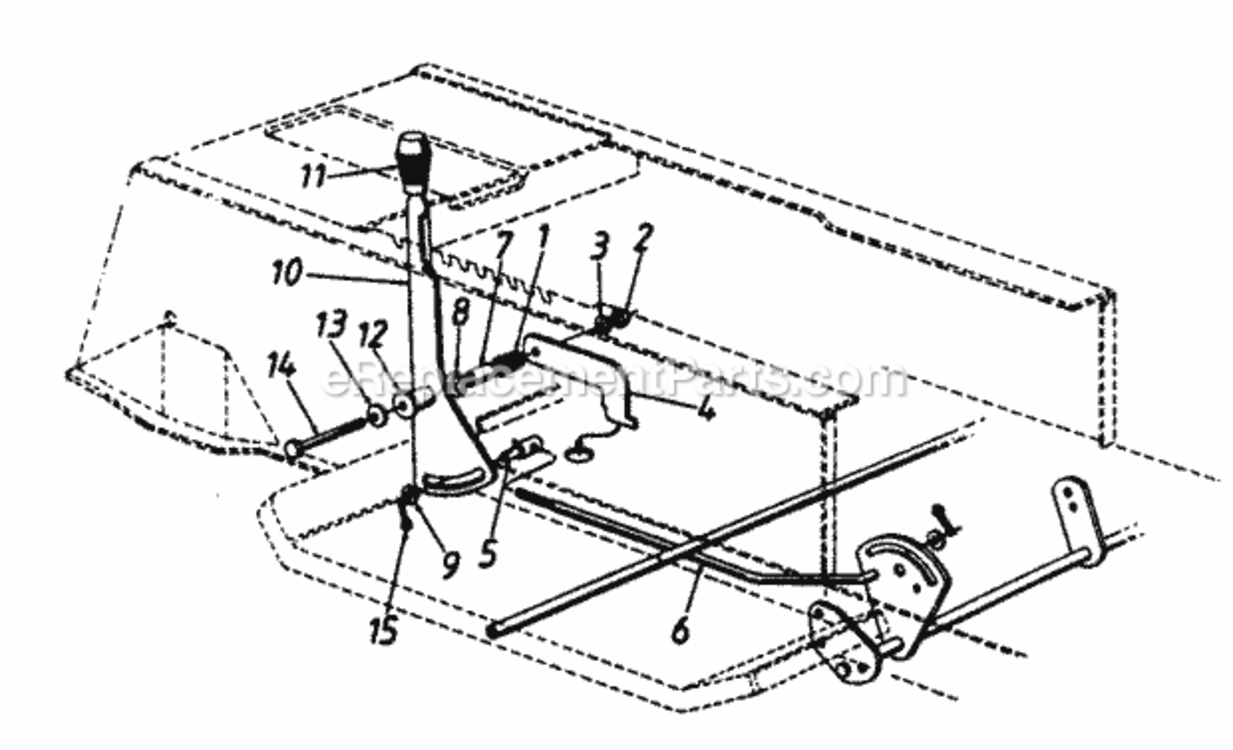 Page E Diagram and Parts List for 131-673G009 1991 MTD Lawn Tractor
