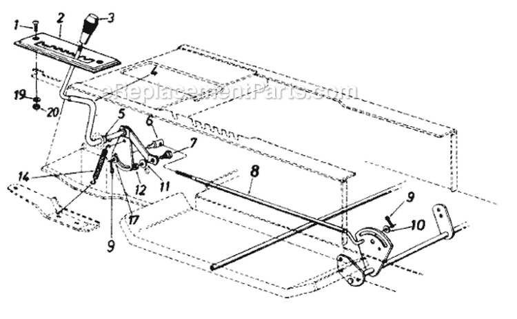 Page D Diagram and Parts List for 131-689G019 1991 MTD Lawn Tractor