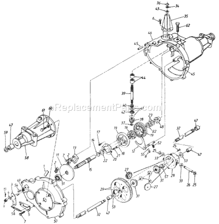 Page F Diagram and Parts List for 131-809H033 72771 -1991 MTD Lawn Tractor