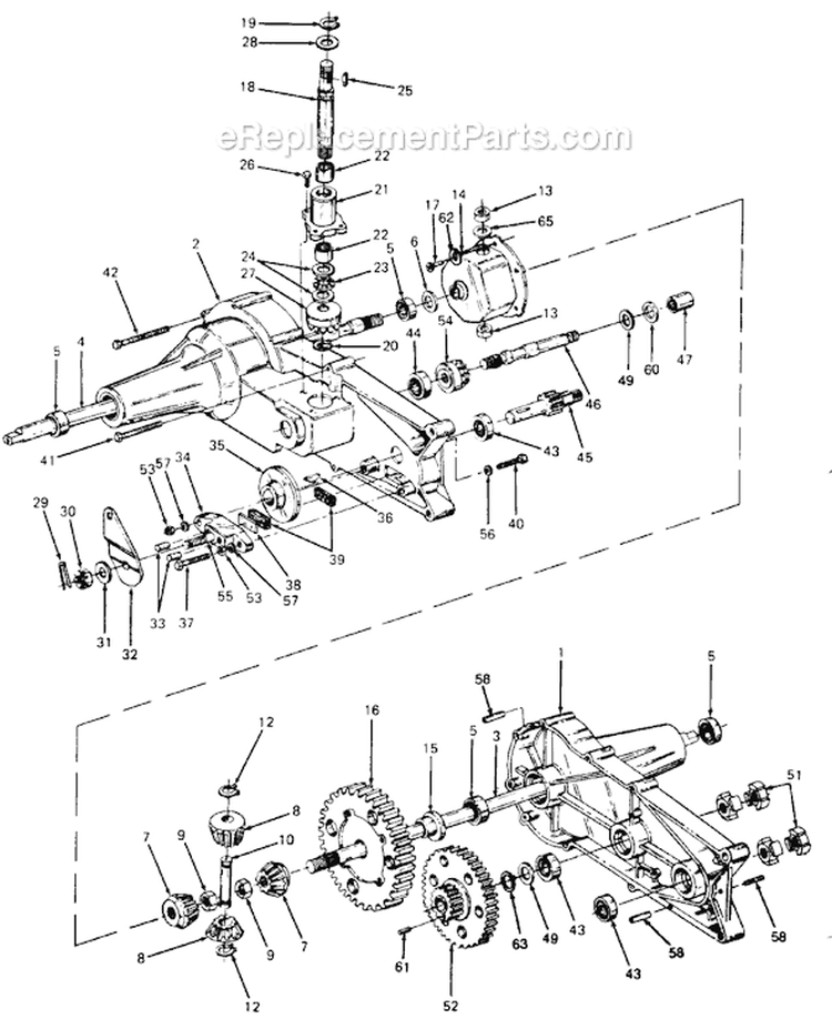 Page H Diagram and Parts List for 131704F 1991 MTD Lawn Tractor