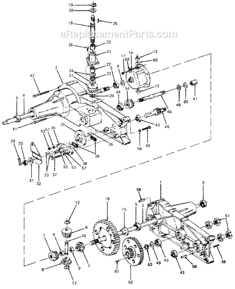 Page H Diagram and Parts List for 131824H 1991 MTD Lawn Tractor
