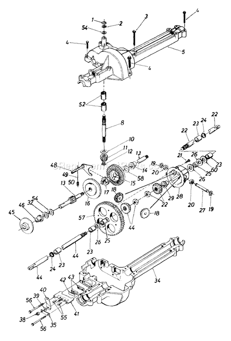 Page I Diagram and Parts List for 132-451F009 1992 MTD Lawn Tractor