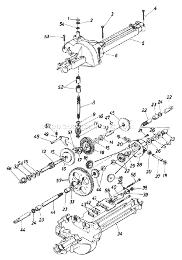 Page G Diagram and Parts List for 132-659G033 75528 -1992 MTD Lawn Tractor
