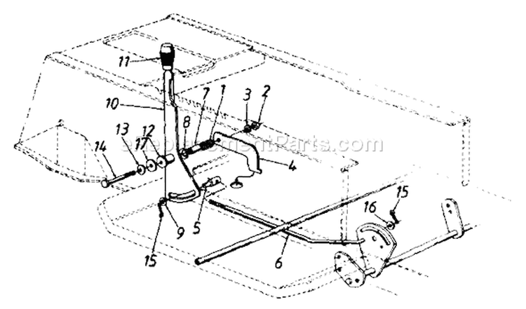 Page J Diagram and Parts List for 132-677G141 1992 MTD Lawn Tractor