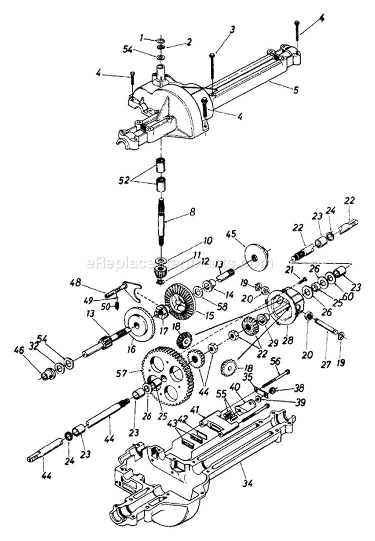 Page F Diagram and Parts List for 132-659G000 1992 MTD Lawn Tractor