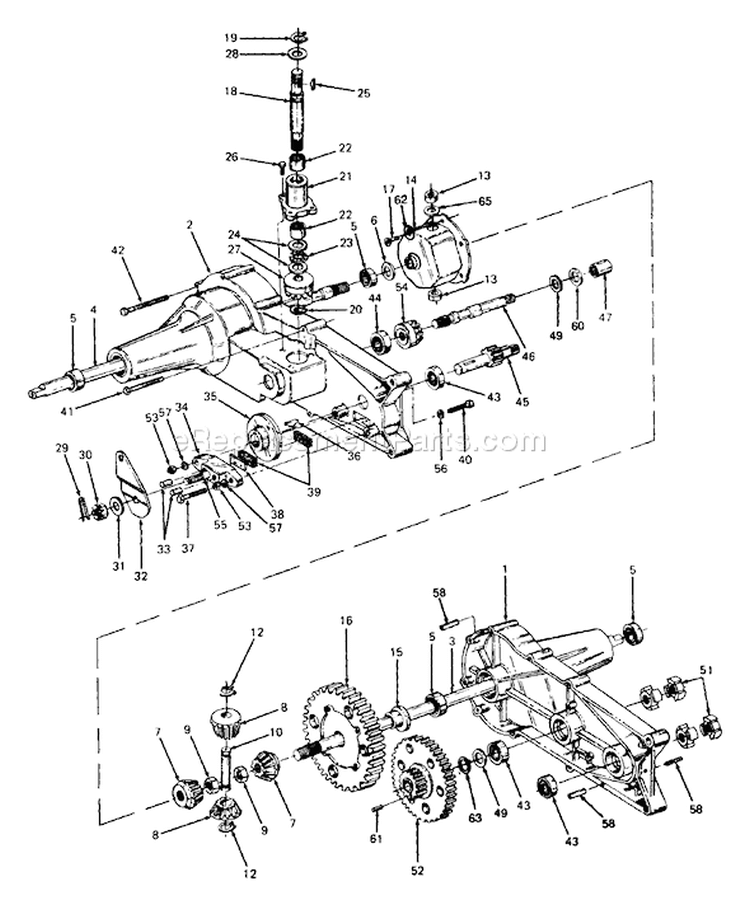 Page J Diagram and Parts List for 132-730-000 Style 0 -1992 MTD Lawn Tractor