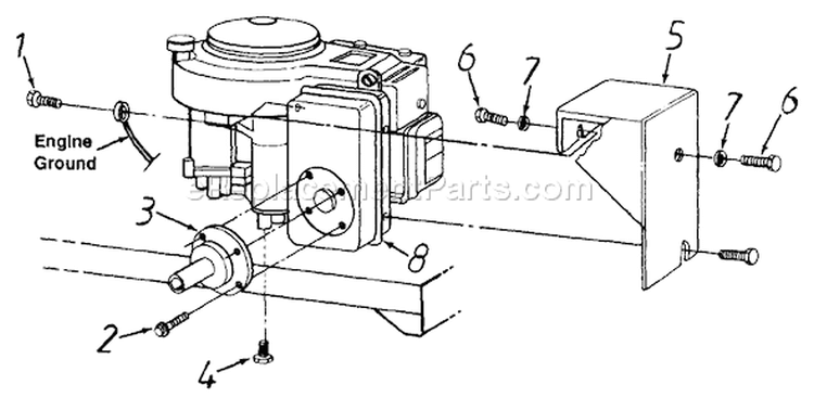 Page E Diagram and Parts List for 132-740-000 Style 0 -1992 MTD Lawn Tractor