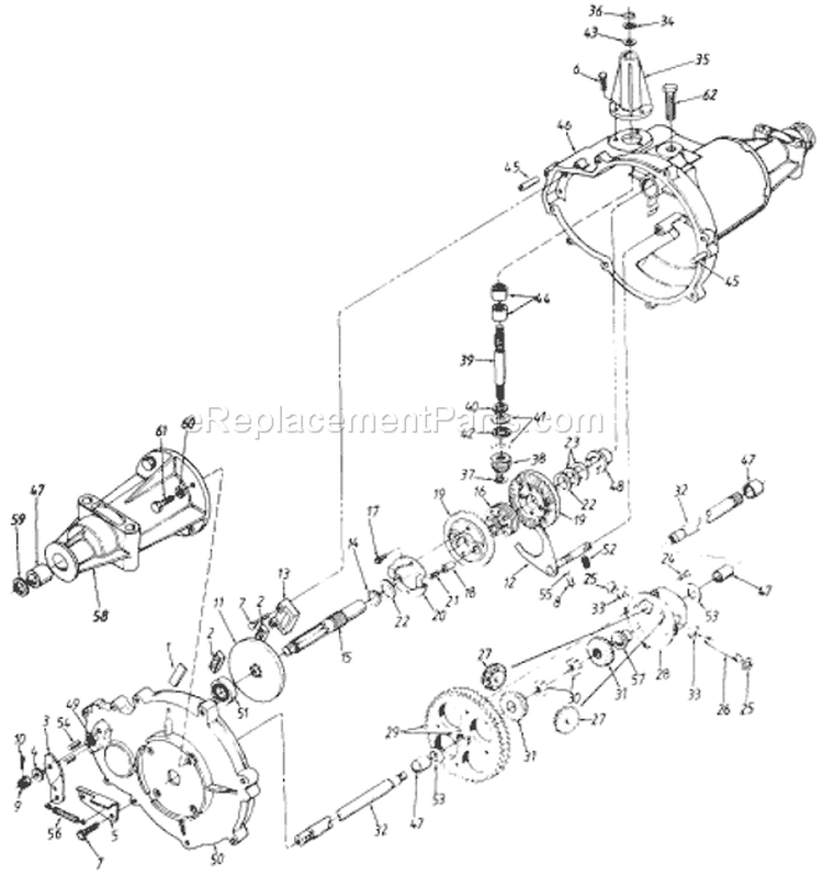 Page H Diagram and Parts List for 132-809H033 72771 -1992 MTD Lawn Tractor