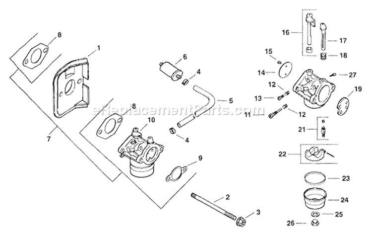Page L Diagram and Parts List for 1332G 55AD210Q195 - 2000 MTD Lawn Mower