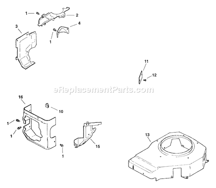Page I Diagram and Parts List for 1332G 55AD210Q195 - 2000 MTD Lawn Mower