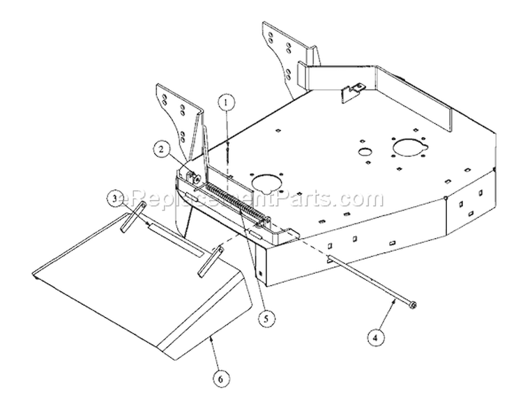 Page C Diagram and Parts List for 1336G 55AE210R195 - 2001 MTD Lawn Mower