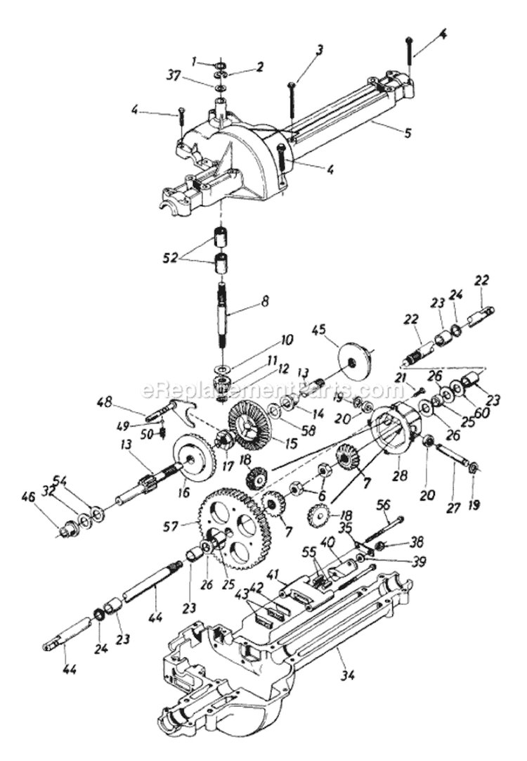 Page J Diagram and Parts List for 133H671F002 1993 MTD Lawn Tractor