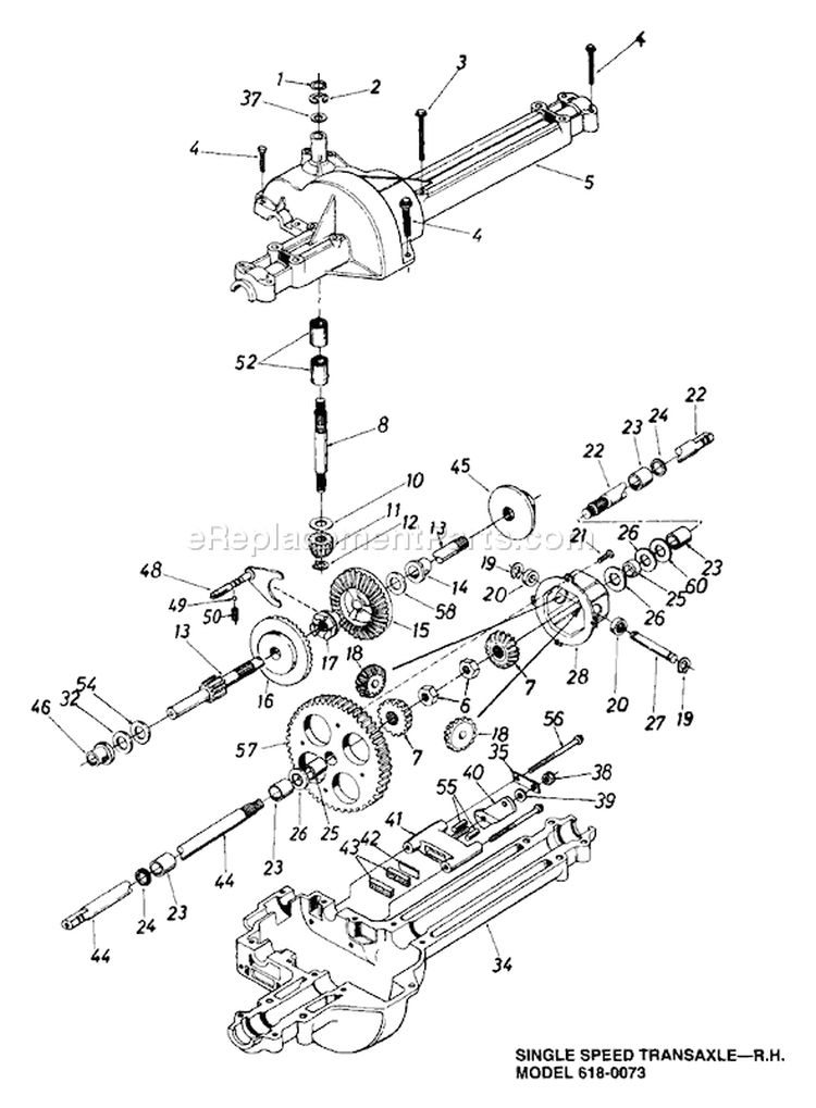 Page J Diagram and Parts List for 133I660F009 765309 -1993 MTD Lawn Tractor