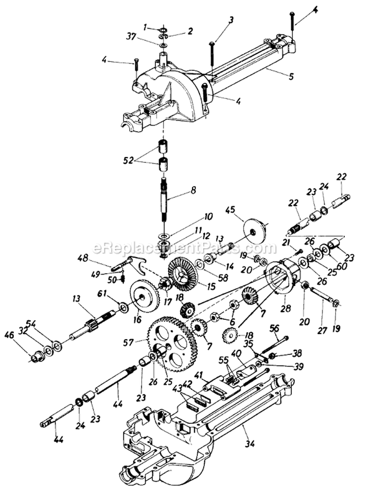 Page I Diagram and Parts List for 134L670G000 1994 MTD Lawn Tractor