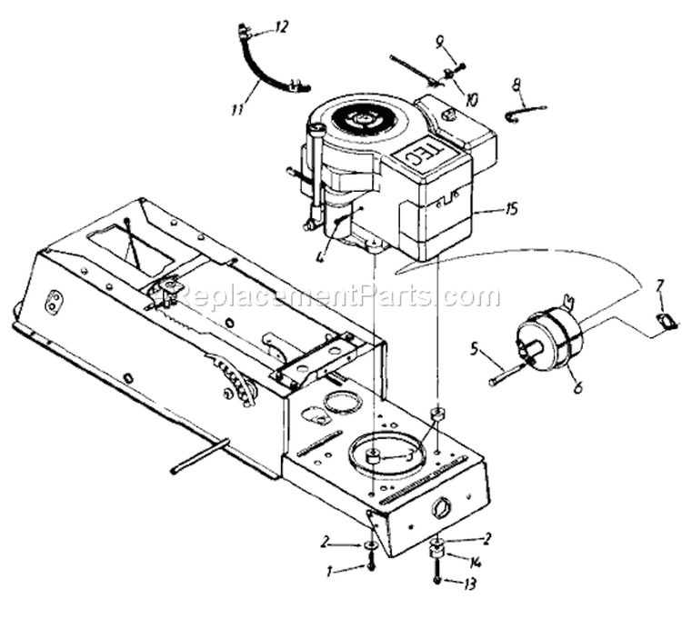 Page I Diagram and Parts List for 134M670G033 1994 MTD Lawn Tractor