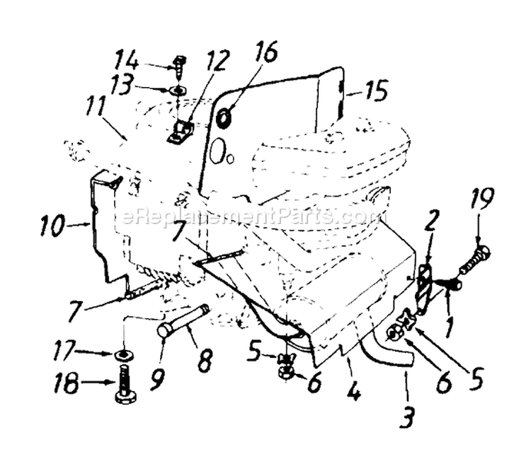 Page D Diagram and Parts List for 134O699G000 1994 MTD Lawn Tractor