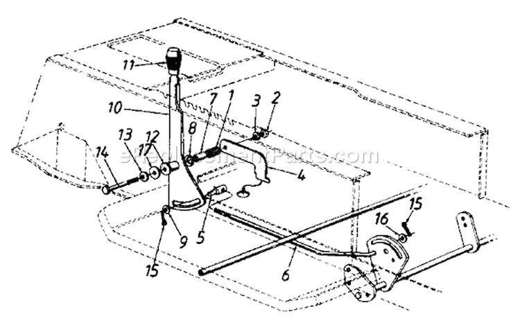 Page G Diagram and Parts List for 134L660G000 1994 MTD Lawn Tractor