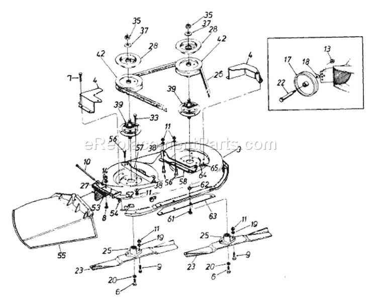 Page A Diagram and Parts List for 134Y450F033 1994 MTD Lawn Tractor