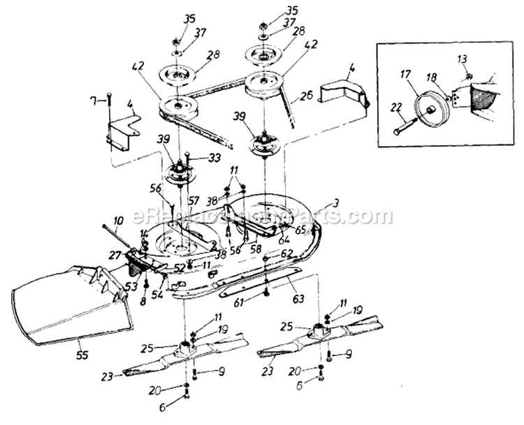 Page A Diagram and Parts List for 134Y451F704 1994 MTD Lawn Tractor