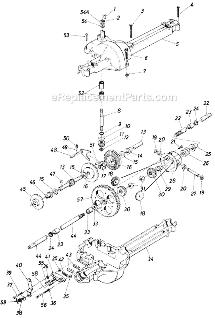 Page F Diagram and Parts List for 135-504-120 1985 MTD Lawn Tractor