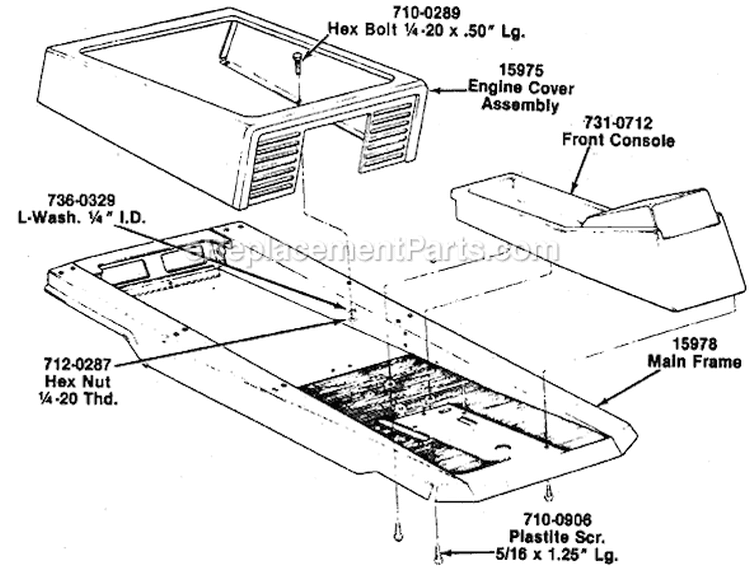 Page I Diagram and Parts List for 135-511-054 1985 MTD Lawn Tractor