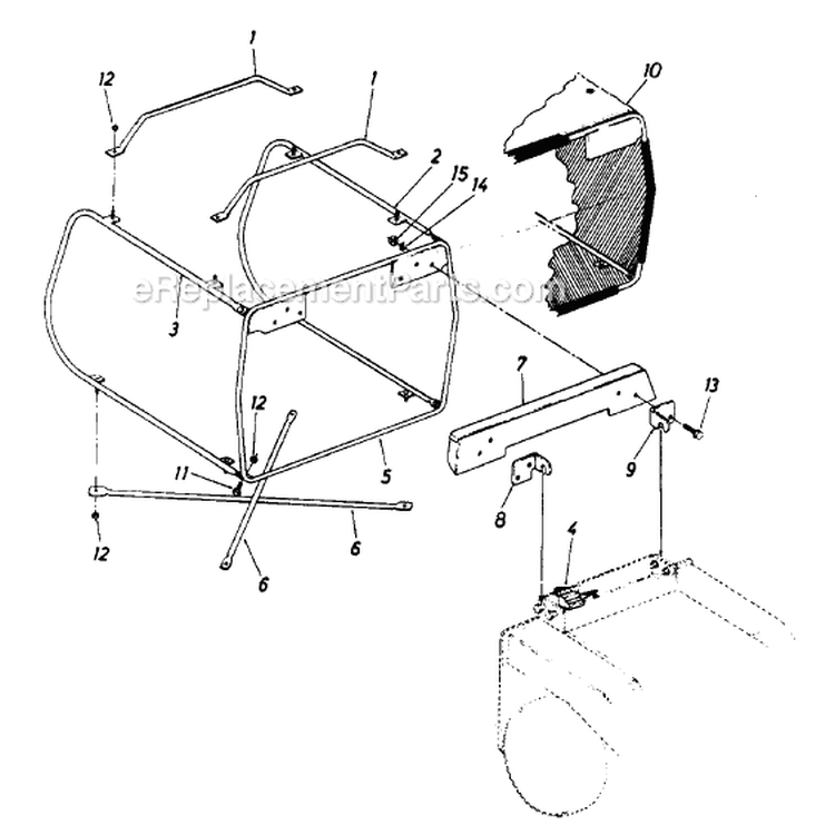 Page C Diagram and Parts List for 135-529-704 1985 MTD Lawn Tractor
