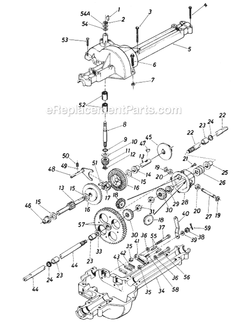 Page A Diagram and Parts List for 135-668-929 1985 MTD Lawn Tractor