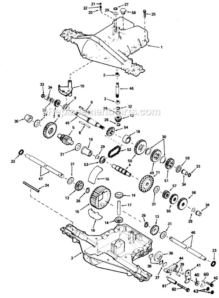 Page G Diagram and Parts List for 135-692-016 1985 MTD Lawn Tractor