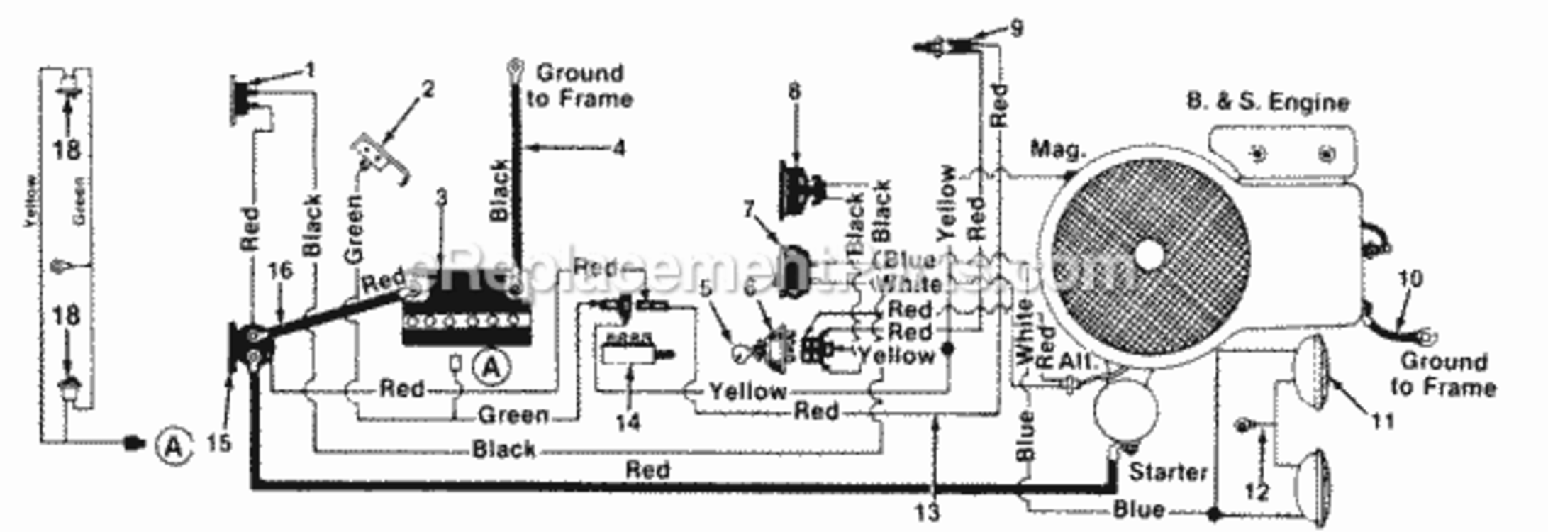 698_And_699 Diagram and Parts List for 135-698-000 1985 MTD Lawn Tractor