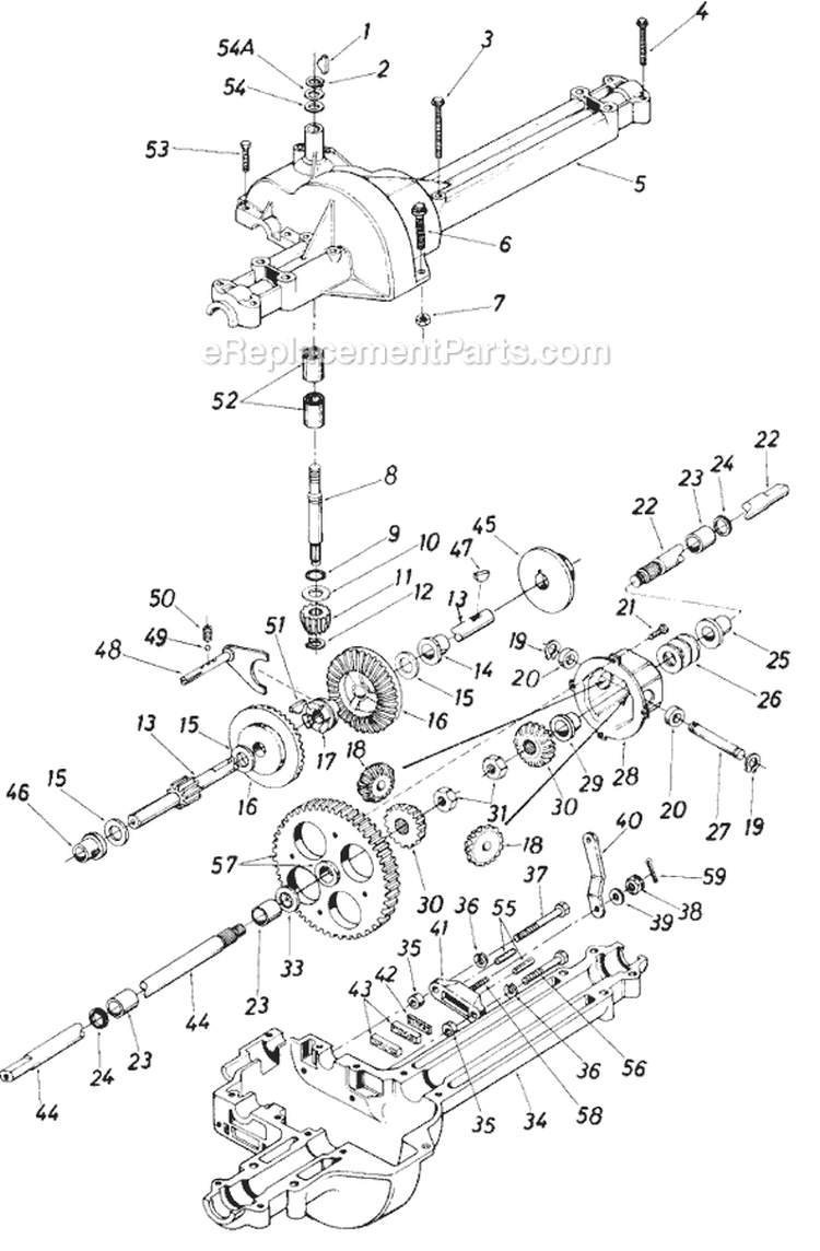 Page I Diagram and Parts List for 135-704-000 1985 MTD Lawn Tractor