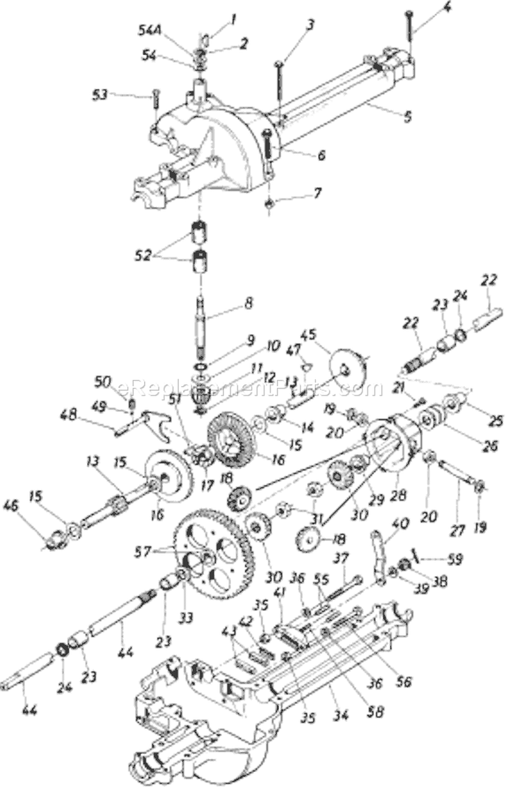 Page I Diagram and Parts List for 135-704-033 1985 MTD Lawn Tractor