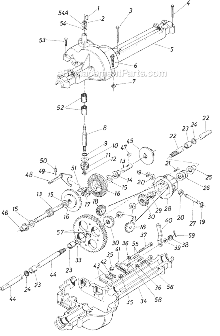 Page I Diagram and Parts List for 135-715-000 1985 MTD Lawn Tractor