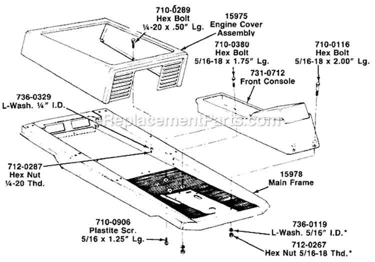Page C Diagram and Parts List for 13518-8 1988 MTD Lawn Tractor