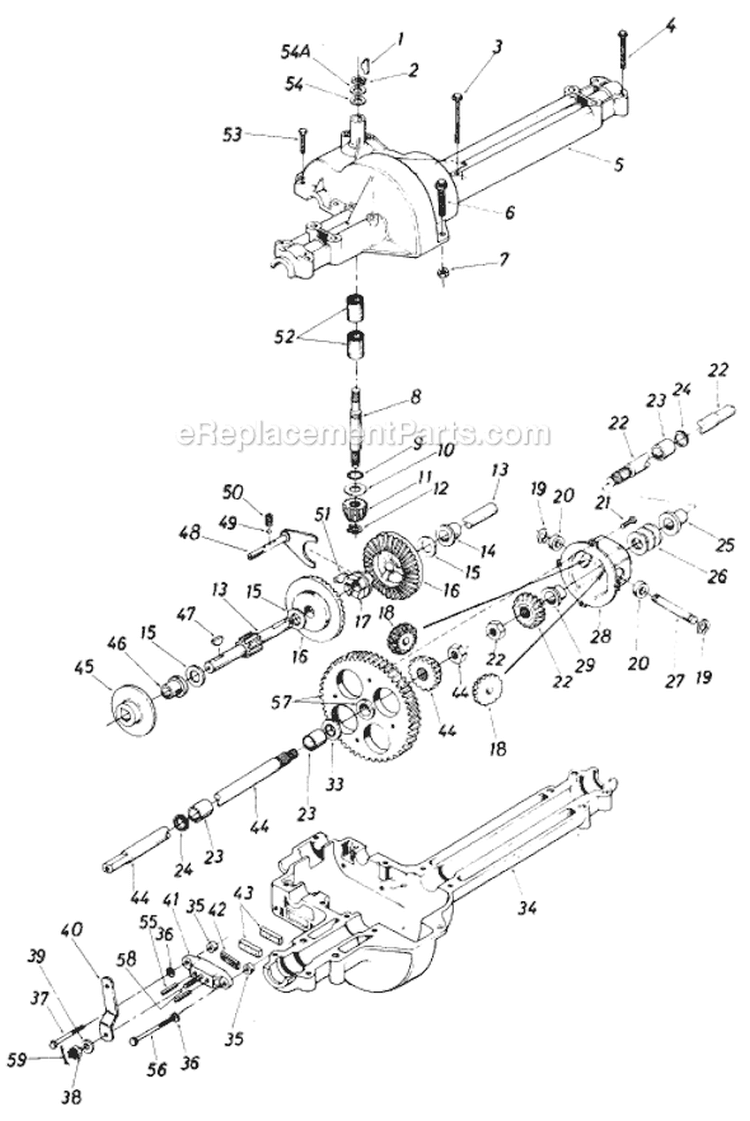 Page H Diagram and Parts List for 13518-8 1988 MTD Lawn Tractor
