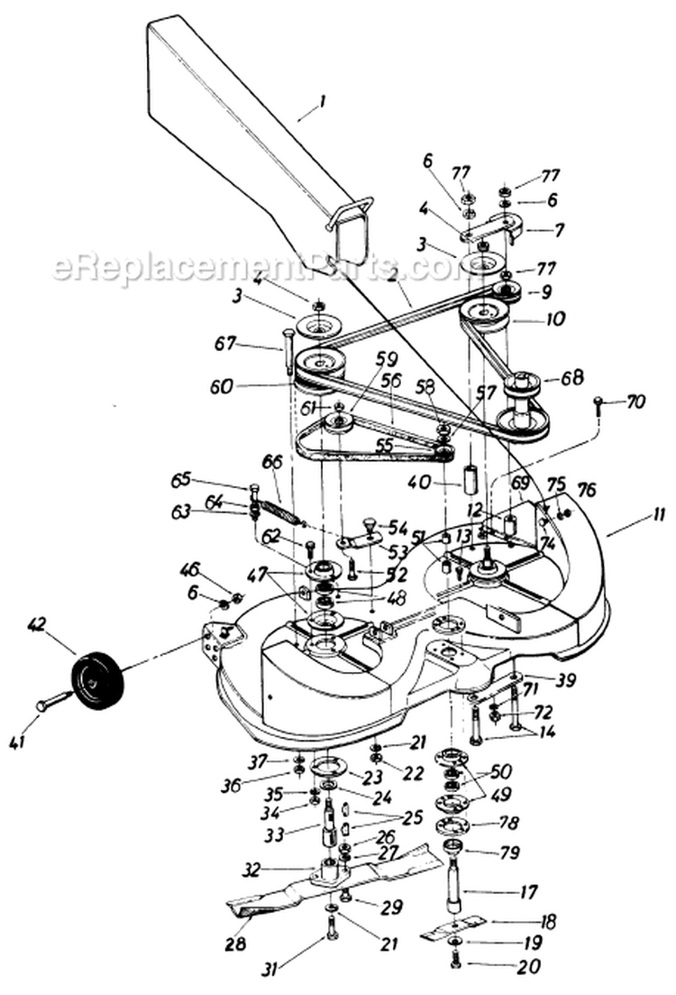 Page A Diagram and Parts List for 13565-7 1987 MTD Lawn Tractor