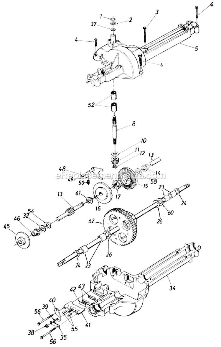 Page F Diagram and Parts List for 135F560B308 1995 MTD Lawn Tractor
