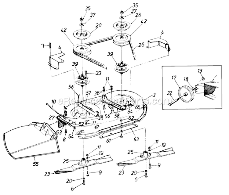 Page A Diagram and Parts List for 135H450F720 1995 MTD Lawn Tractor