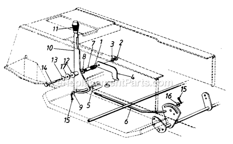 Page H Diagram and Parts List for 135L660G205 1995 MTD Lawn Tractor