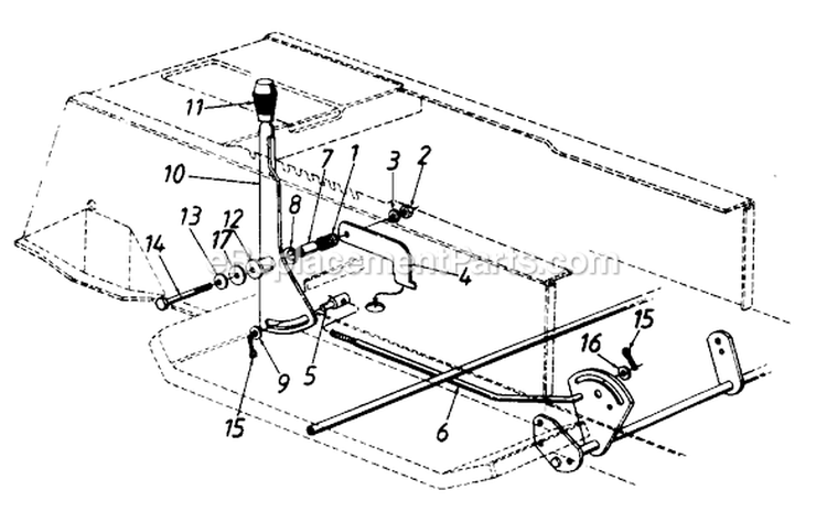 Page H Diagram and Parts List for 135L667F704 1995 MTD Lawn Tractor