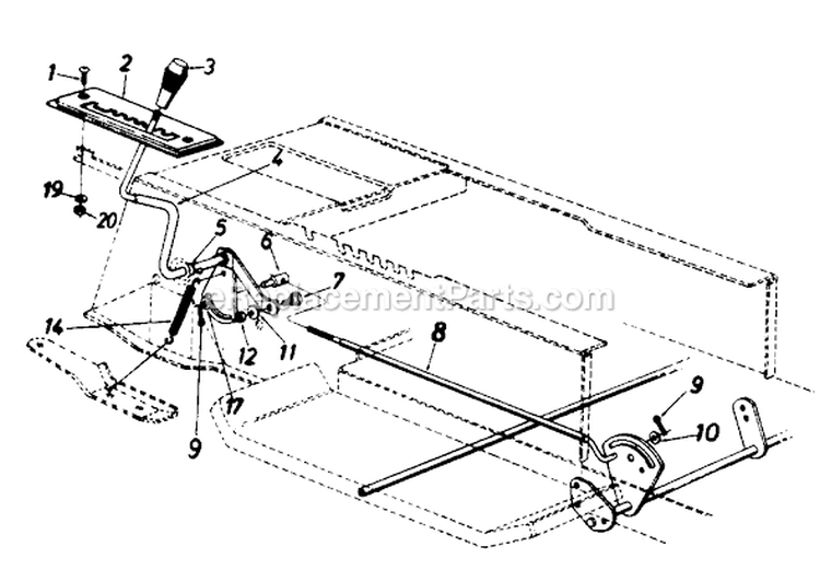 Page H Diagram and Parts List for 135L670F308 1995 MTD Lawn Tractor