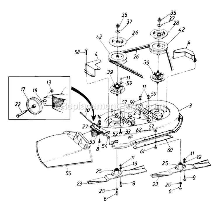 Page A Diagram and Parts List for 135L671F401 1995 MTD Lawn Tractor
